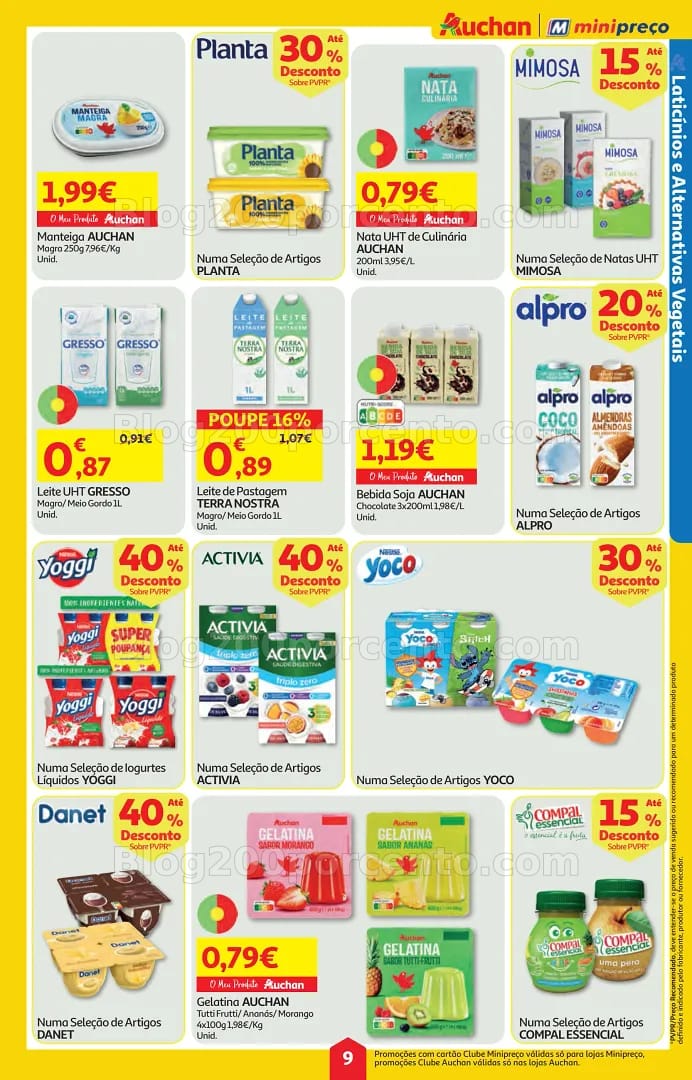 Antevisão Folheto MINIPREÇO - AUCHAN Promoções de 30 abril a 6 maio